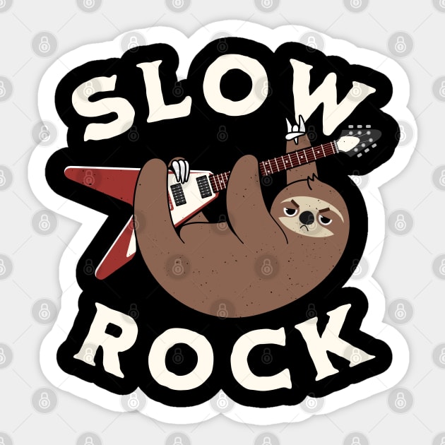 Slow Rock Sticker by GoshWow®